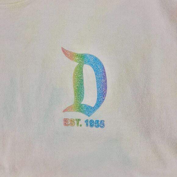 DISNEY Disneyland Resort Tie Dye Crewneck Spirit Jersey Long Sleeve Unisex Small - Picture 5 of 10